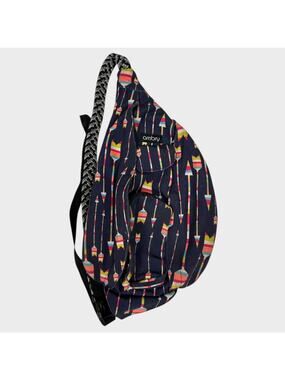 Ambry Arrow Sling Bag Navy Blue Braided Strap